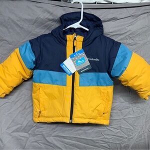 Columbia Navy and Mustard Youth Jacket